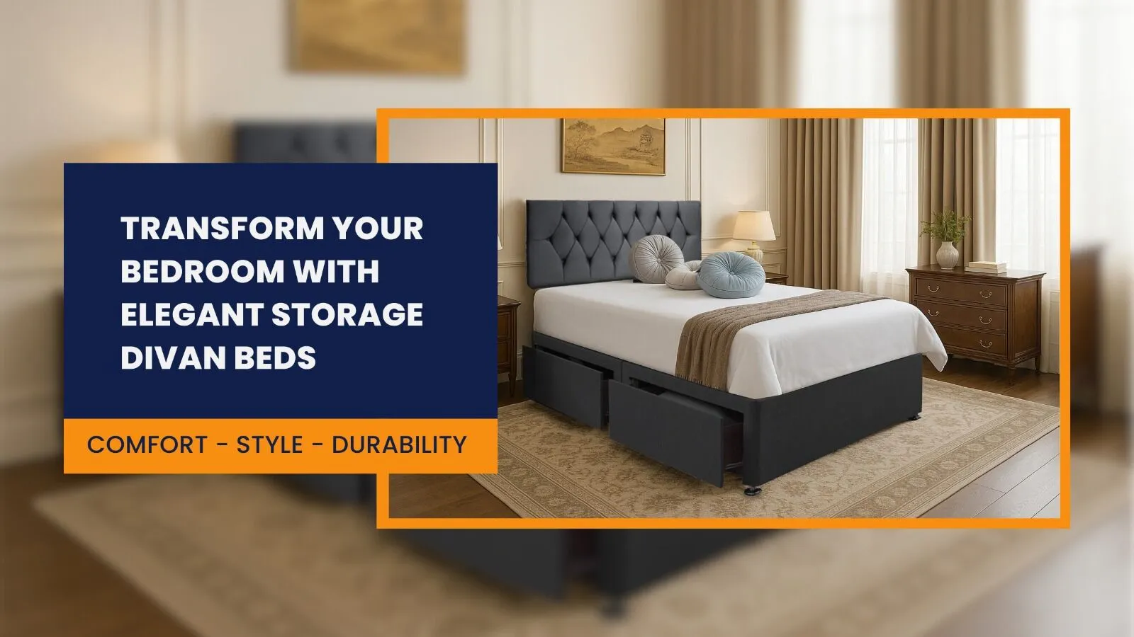 Transform Your Bedroom with Elegant Storage Divan Beds